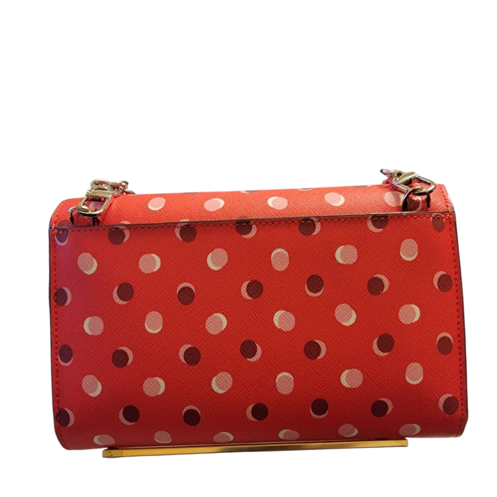 Kate Spade Red and White Crossbody Bag with Chain Strap - Picture 2 of 7